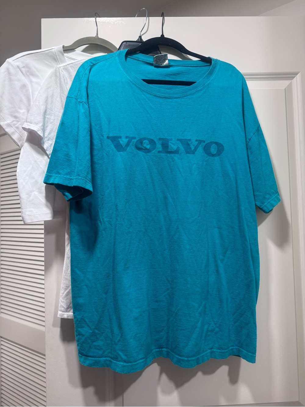 Men’s VOLVO Teal Short Sleeve Logo Tee Vintage